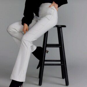 NWT NY and Co. Pull On Essential Bootcut Pant Light Grey Size Large MSRP $70